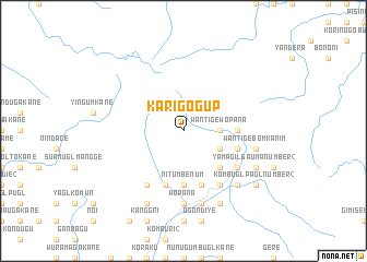 map of Karigogup