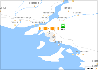 map of Karihaara