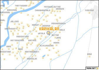 map of Kari Kalān