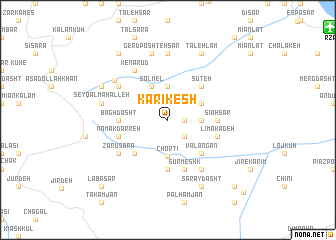 map of Karīkesh