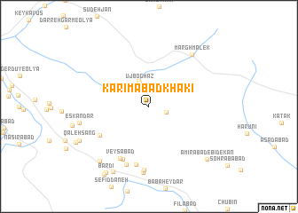 map of Karīmābād Khākī