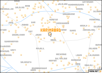 map of Karīmābād