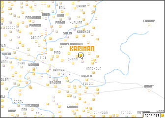 map of Karimān