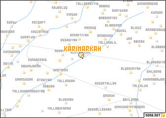 map of Karī Markah