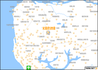 map of Karima