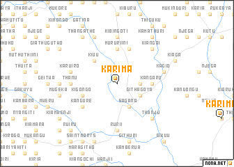 map of Karima