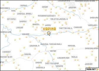 map of Karima