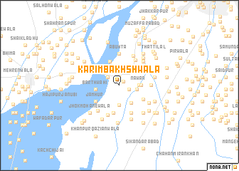 map of Karīm Bakhshwāla