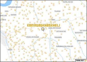 map of Karīm Dād Khāskheli