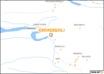 map of Karīm Dād Kili