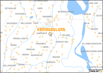 map of Karīm Dād Lund