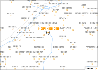 map of Karīm Khānī