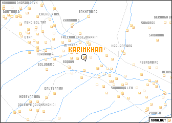 map of Karīmkhān