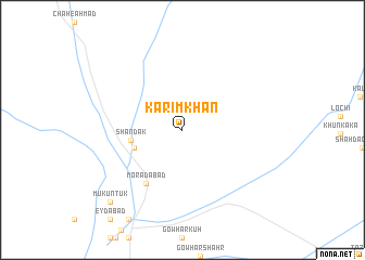 map of Karīmkhān