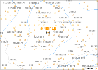 map of Karīmlū