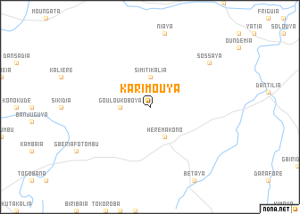 map of Karimouya