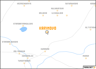 map of Karimovo