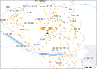 map of Karīmpur