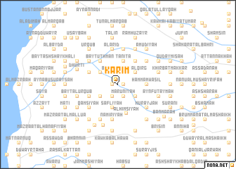 map of Karīm