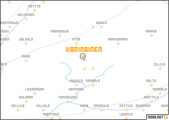 map of Karinainen