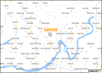 map of Karina