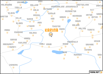 map of Kärina