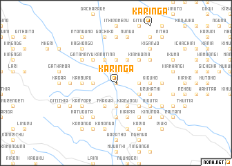 map of Karinga