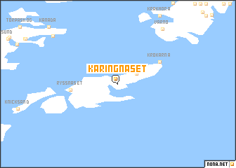 map of Käringnäset