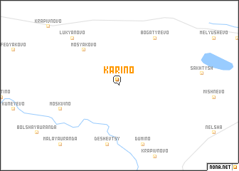 map of Karino