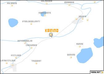 map of Karino