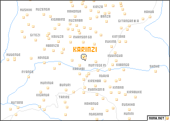 map of Karinzi