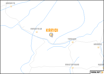 map of Karioi