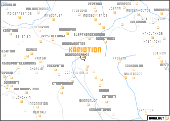map of Kariótion