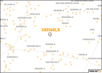 map of Karīwāla