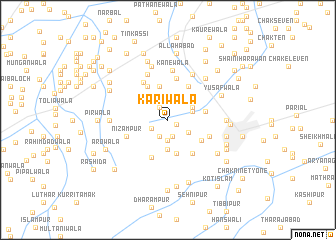 map of Karīwāla