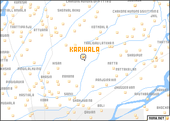 map of Kariwāla