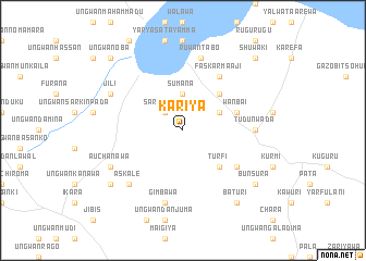 map of Kariya