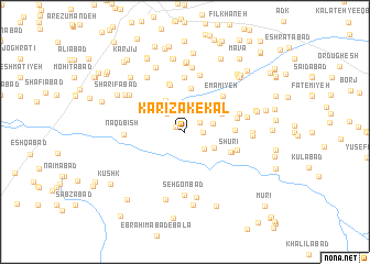 map of Kārīzak-e Kāl