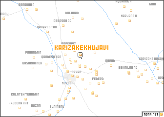 map of Kārīzak-e Khūjavī