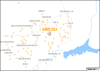 map of Kārīzdī