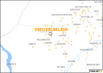 map of Kārīz-e Albelāgh