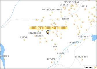 map of Kārīz-e Ḩokūmat Khān