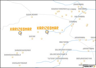 map of Kārīz-e ‘Omar