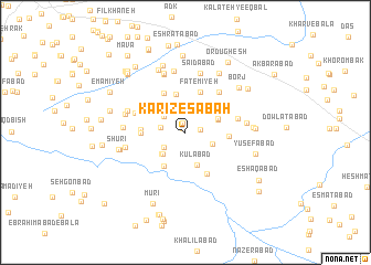 map of Kārīz-e Şabāḩ