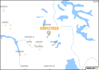 map of Karizinge