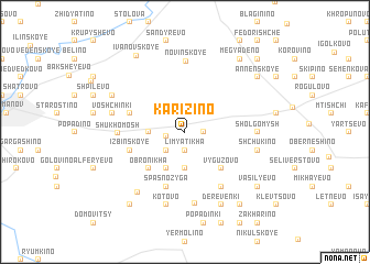 map of Karizino