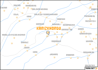 map of Kārīz Khordū