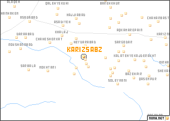 map of Kārīz Sabz