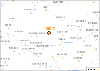 map of Kāriz