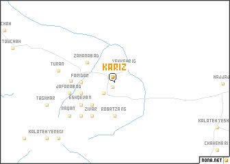 map of Kārīz